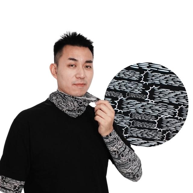 【Mega coouv】超人力霸王聯名款 防曬袖套 成人款 機車防曬袖套(超人力霸王 迪卡 哉佩利敖光線 涼感袖套)