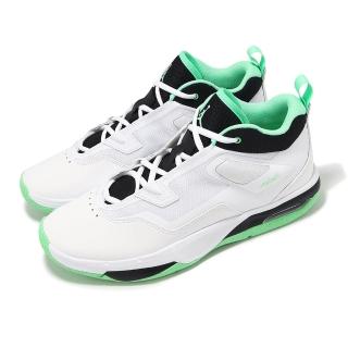 【NIKE 耐吉】休閒鞋 Jordan Stay Loyal 3 男鞋 白 黑 綠 氣墊 漆皮 緩衝 運動鞋(FB1396-103)