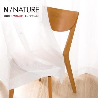 【NITORI 宜得利家居】遮像 採光 蕾絲窗簾 窗紗 N NATURE DOT 150×228×1(窗簾 窗紗 遮像 採光)