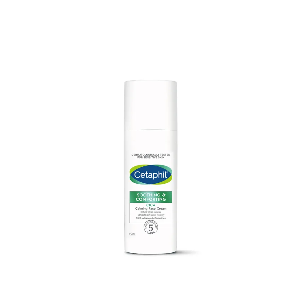 【Cetaphil 舒特膚】官方直營 舒新雪潤B5安心霜 45ml(保濕舒緩/乾癢泛紅/敏弱肌/積雪草/安心小白瓶)