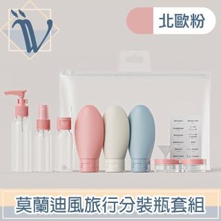 【Viita】莫蘭迪風旅行分裝瓶/隨身化妝品保養品收納套組