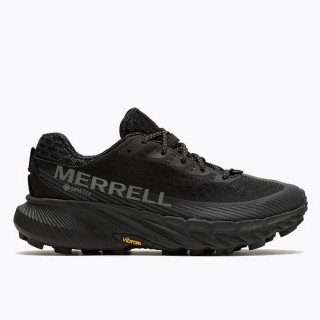 【MERRELL】運動鞋 野跑鞋 女 AGILITY PEAK 5 GORE-TEX 黑色(J067790)