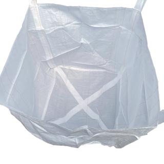 【穩妥交通】太空包 太空袋 白色加強型 90X90X100CM 單入(新料 集裝袋 噸袋 砂石袋 工程用 堆高 吊掛)