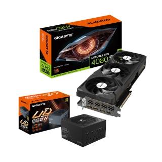 【GIGABYTE 技嘉】RTX 4080S WINDFORCE V2 16G + 技嘉 UD850GM PG5電源供應器(4080 SUPER 超值組合包)