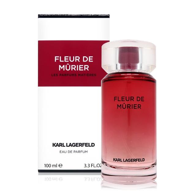 【KARL LAGERFELD 卡爾】Fleur de Murier 艷紅漿果花女性淡香精 EDP 100ml(平行輸入)