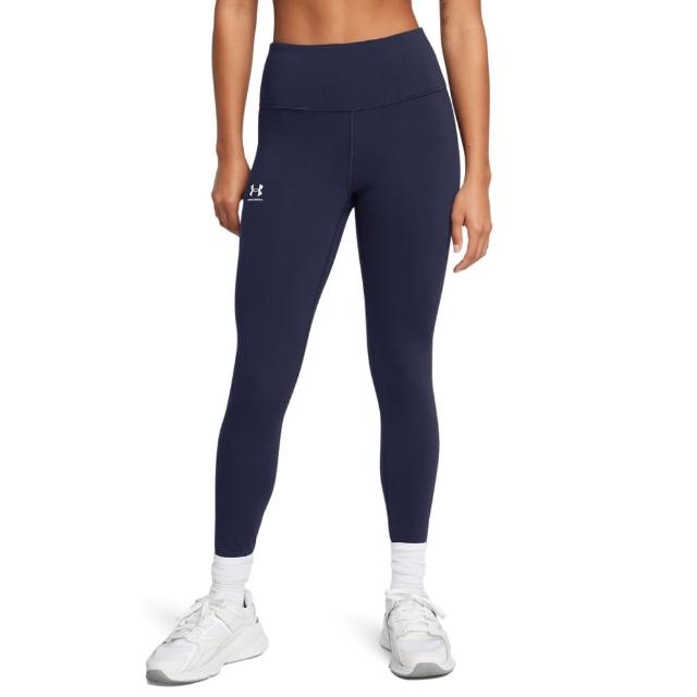 【UNDER ARMOUR】UA 女 Campus 緊身運動長褲_1386482-410(藍色)