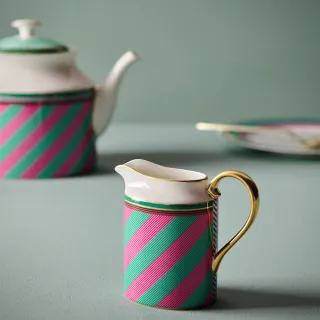 【PIP STUDIO】Chique Stripes 牛奶盅260ml奶壺/水壺260ml(奶盅/奶精杯/牛奶杯/醬料杯/蜂蜜盅)