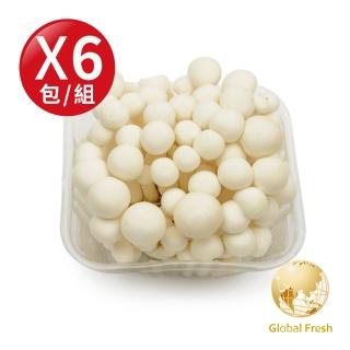 【盛花園蔬果】南投國姓鄉美白菇120g x6包(溫控栽培)