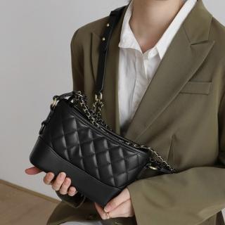 【LEEHER】水桶包/菱格小方包/小香包包/菱格包/流浪包/小香風包包/側揹包/斜揹包/女生包包/時尚百搭包
