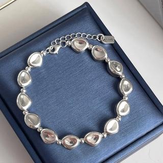 【LEESA】手鏈女 銀飾品 首飾 女友禮物 韓國飾品 搭配 裝飾品 女生手鍊 女生飾品 百搭手鍊 純銀