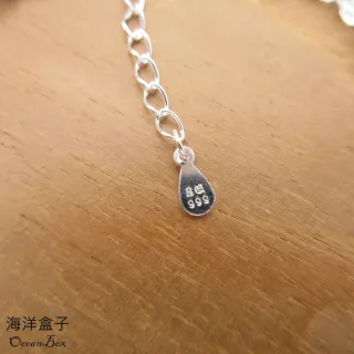 【海洋盒子】時尚簡約鳳尾扣頭S925純銀手鍊(女用手鍊)