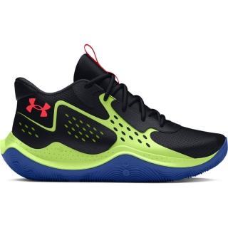 【UNDER ARMOUR】UA 大童 JET 23 籃球鞋 運動鞋_3026635-005(黑色)