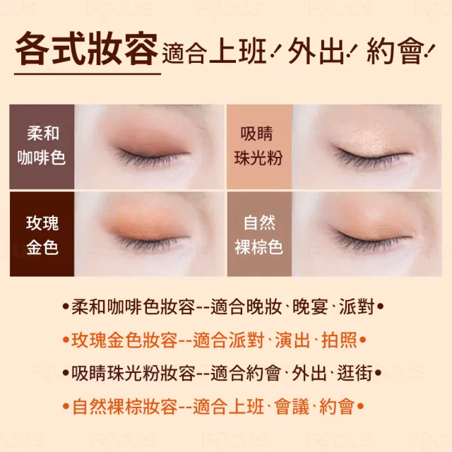 【GL:RE】買一送一韓國葛芮超高人氣四色臥蠶眼影盤-霧粉棕(6.9g)