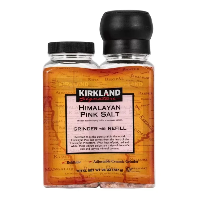 美式賣場 Kirkland Signature 科克蘭 喜馬拉雅山粉紅玫瑰鹽(737公克)