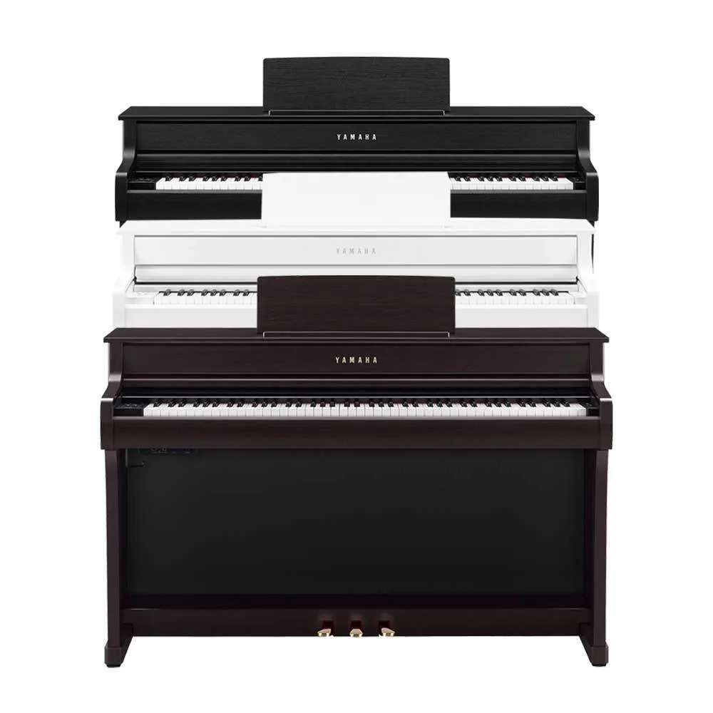 美品✨YAMAHA CLP-775B 2023年製　88鍵盤　木製鍵盤 YAMAHA CLP-775 R 數位電鋼琴88鍵深玫瑰木色款| 鋼琴/電鋼琴