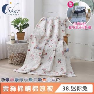 【ISHUR伊舒爾】買1送1 臺灣製 雲絲棉 鋪棉涼被(空調被/四季被/多款任選/速達)