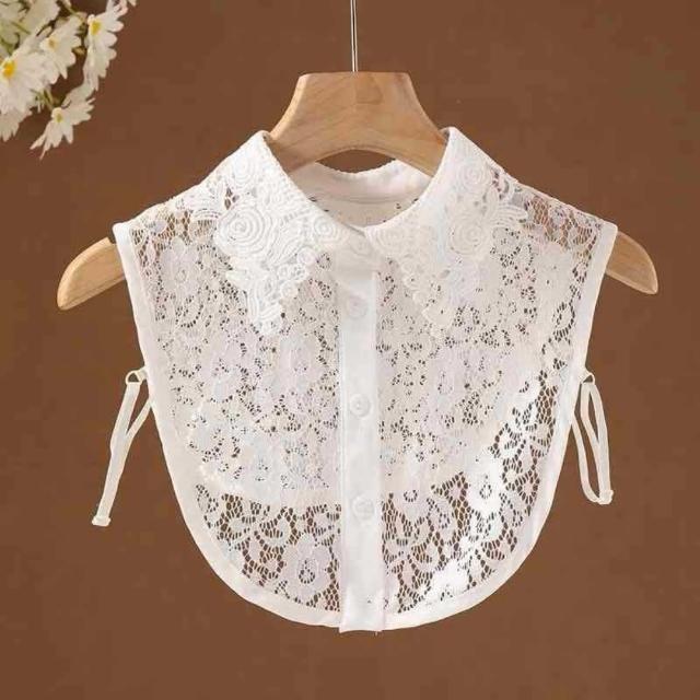 【巴黎精品】現貨+預購 假領子襯衫領片(鏤空蕾絲造型繡花領女裝配件4色a1gg6)