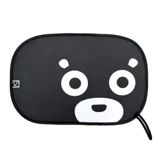 【Meimeijia 美美加】秒開式車用遮陽板2入組(防曬遮光/靜電吸附/47cmx32cm)