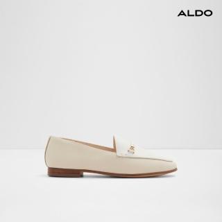 【ALDO】FRANCINE-俐落設計素面樂福鞋-女鞋(米白色)