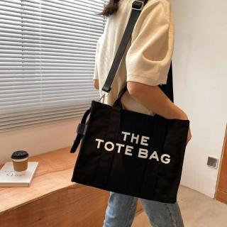 【LEESA】黑色帆布包\包包\帆布包\托特包\通勤包\手提包\Totebag\手提斜揹包\大容量托特包\A4包\媽媽包