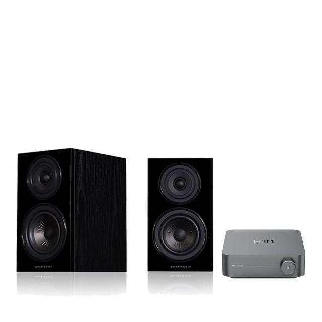 Wharfedale Diamond 12.2 + WiiM AMP 組合式音響，採用其他品牌設計，提供單曲播放模式，內建WiFi和藍芽Bluetooth功能，顏色選擇黑色喇叭或胡桃木色喇叭，產地中國，電源供應110V，享1年保固，NCC認證碼CCAK24LP1010T2，BSMI許可字號D3C202。適合追求高品質音效的使用者，完美整合無線串流與傳統喇叭體驗。