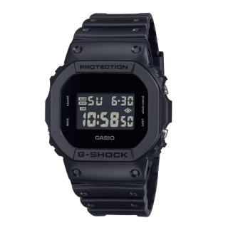 【CASIO 卡西歐】G-SHOCK 簡單率性 全黑設計 經典方形系列 DW-5600UBB-1 42.8mm