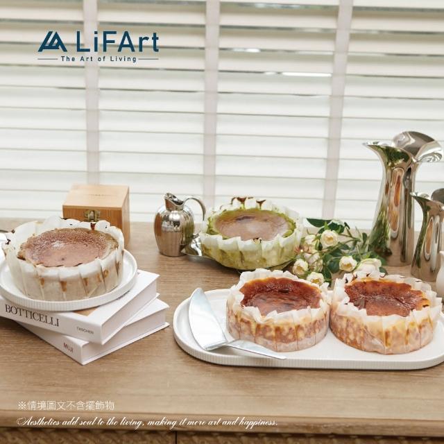 【LiFArt】濃郁奶香 · 巴斯克乳酪蛋糕6吋(純手工/進口食材)