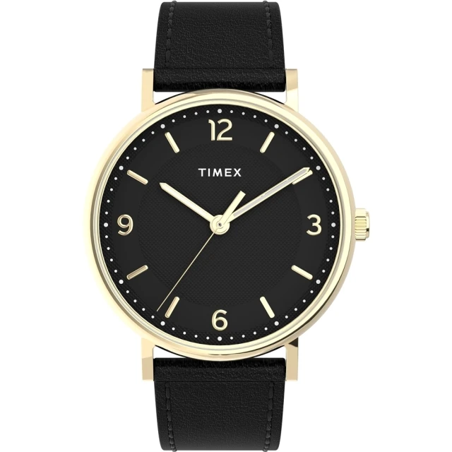 TIMEX 天美時 風格系列 41毫米極簡手錶 黑 TXTW2U67600