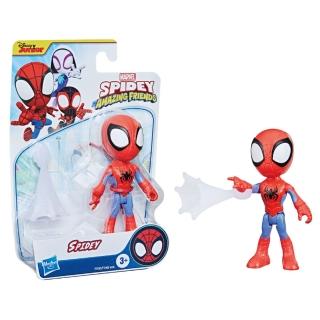 【ToysRUs 玩具反斗城】Marvel漫威蜘蛛人與他的神奇朋友們卡通系列4吋英雄人物組- 隨機發貨(玩具 公仔 模型