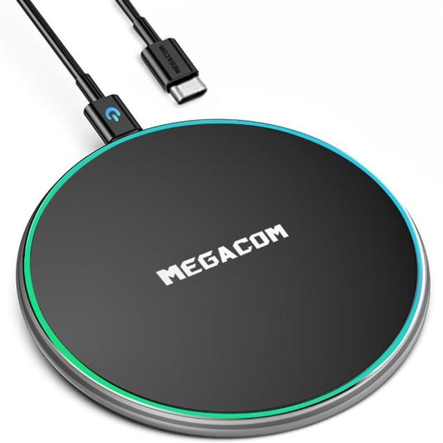 【MEGACOM】DM-1331 15瓦充電輸出  無線磁吸無線充電盤(15W 快速充電盤)