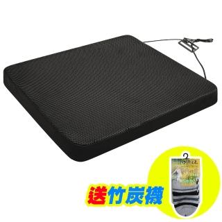 【源之氣】竹炭透氣加厚5公分記憶坐墊 RM-9451 臺灣製(買再送 竹炭襪)