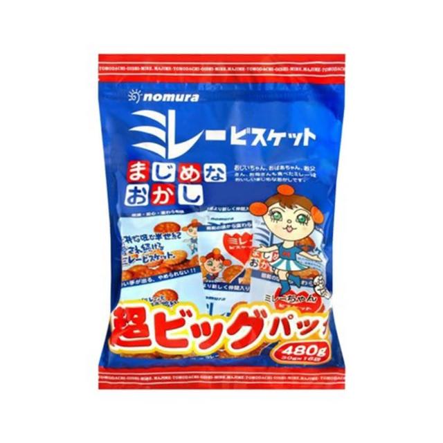 【nomura 野村美樂】日本美樂圓餅乾 480g(30g*16小包)