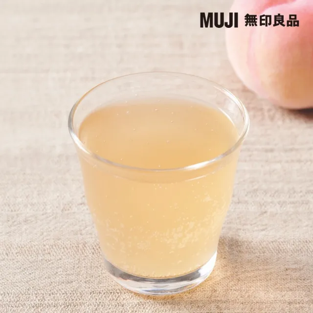 【MUJI 無印良品】即溶氣泡飲/蜜桃/125g