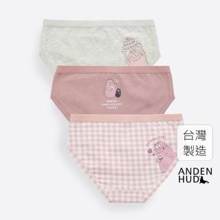 【Anden Hud】160 女童三入組_ 泡泡先生系列．緊帶三角內褲(Sweet Tooth)