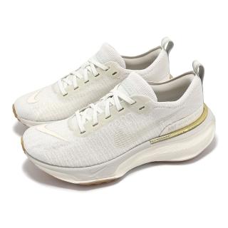 【NIKE 耐吉】慢跑鞋 Wmns ZoomX Invincible Run FK 3 女鞋 白 金 回彈 運動鞋(DR2660-008)