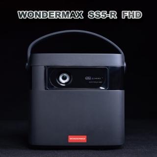 【WONDERMAX】WONDERMAX SS5-R FHD GTV認證 智慧型投影機(投影機、露營、辦公、PPT、報告、遊戲、投影)