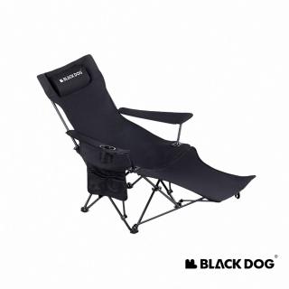 【Blackdog】慢享四段式可調折疊躺椅 JJ021(臺灣公司貨)