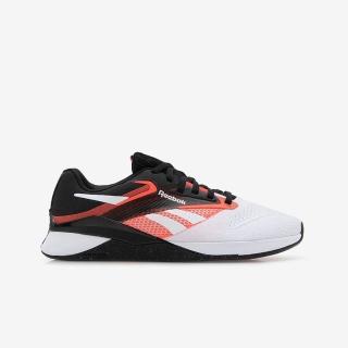 【REEBOK】Nano X4 男 訓練鞋 多功能 運動 健身 重訓 支撐 透氣 緩震 白黑橘(100074684)