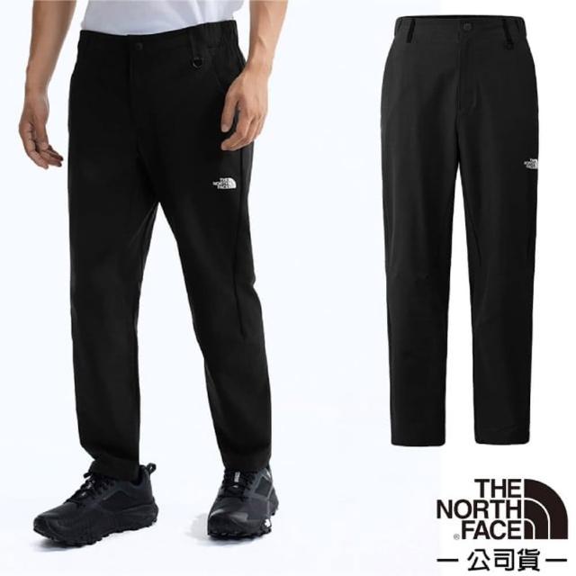 【The North Face】男 ESSEMTIAL Middle Weight 戶外休閒長褲_亞洲版型(89ZU-JK3 黑 V)