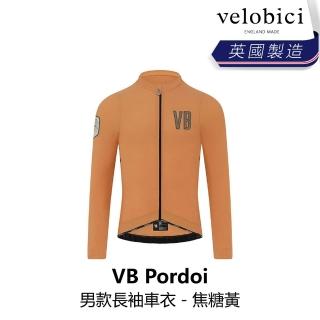 【velobici】Pordoi Mens LS Jersey 男款長袖車衣 - 焦糖黃(B6VB-PD4-CMXXXM)