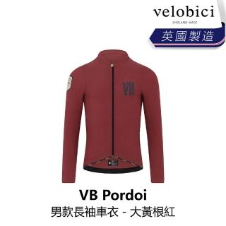 【velobici】Pordoi Mens LS Jersey 男款長袖車衣 - 大黃根紅(B6VB-PD4-REXXXM)