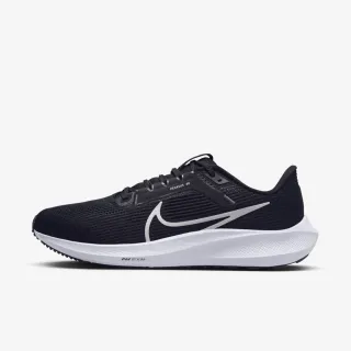 【NIKE 耐吉】Air Zoom Pegasus 40 男 慢跑鞋 運動 路跑 小飛馬 支撐 黑 白(DV3853-001)