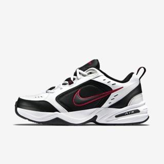 【NIKE 耐吉】Air Monarch IV 男 休閒鞋 運動 復古 老爹鞋 緩震 厚底 白黑紅(415445-101)