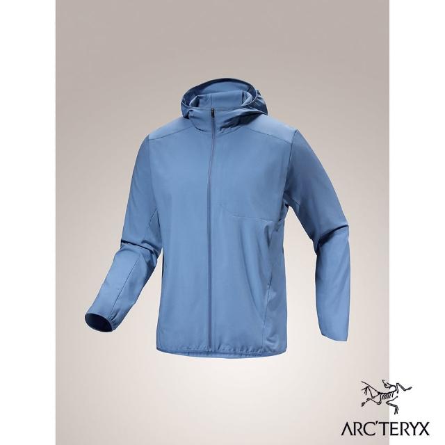 【Arcteryx 始祖鳥】男 Sima 抗UV風衣外套(石洗藍)