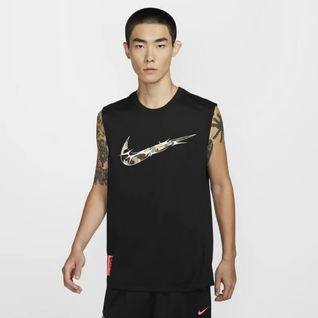 NIKE 耐吉 背心 上衣 無袖 男 AS M NK DF SLVLS TEE WT GCEL 黑色(HM4463010)