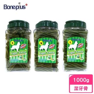 【Bone Plus】超效螺旋六星潔牙棒 1000g（桶裝）