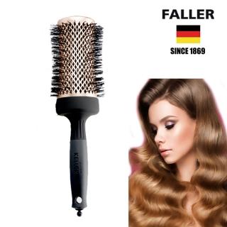 【FALLER 芙樂】陶瓷負離子金屬抗靜電熱塑梳53MM獨特內縮式管身(捲髮梳/造型美容/99狂購)