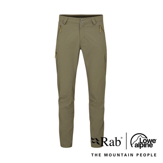 【RAB】Ascendor Light Pants 輕量防潑水登山長褲 男款 淺卡其  #QFW01