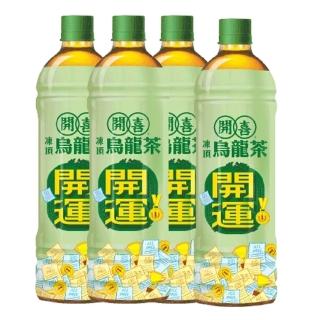 【開喜】凍頂烏龍茶-無糖575mlx4入/組(新舊包裝隨機出貨)