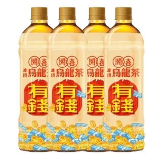 【開喜】凍頂烏龍茶-有糖575mlx4入/組(新舊包裝隨機出貨)